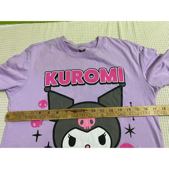 Kuromi Sanrio Kids T-Shirt Size S (3–5) Lavender Graphic Tee Mischief’s - Picture 4 of 8